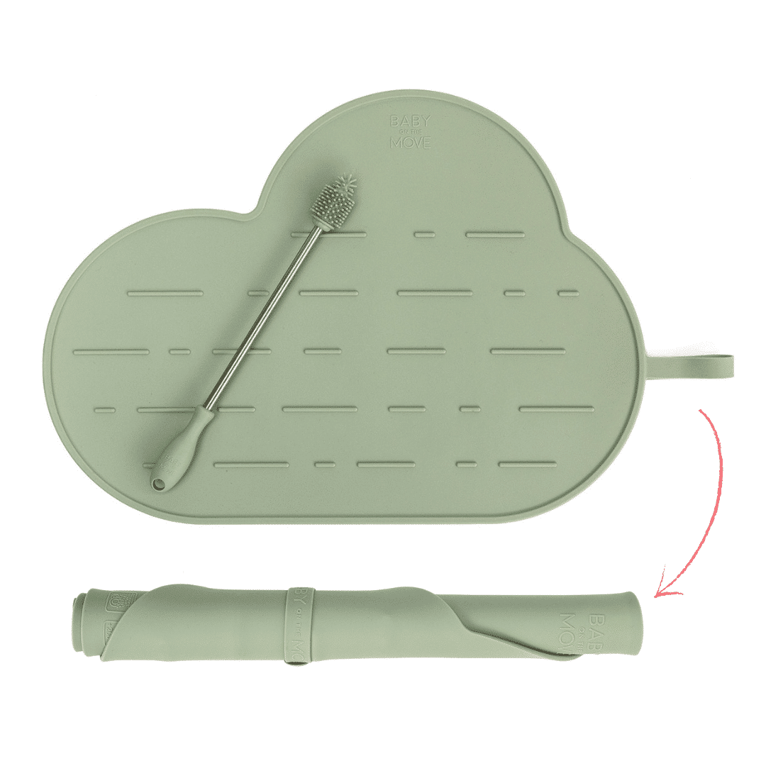 (1) BABY ON THE MOVE - Yummy Clean Set - Aspen - Product